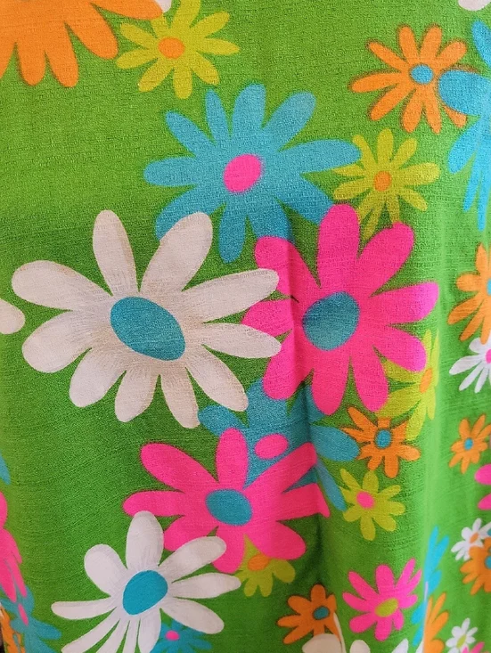 Vintage 60's Yarn Doll Fashions Of Hawaii Maxi Dress - Picture 3 of 9